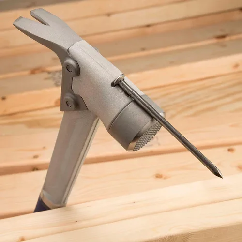 Miniatura 5 de ESTWING AL-PRO Martillo de Encuadre de Aluminio - 14 oz Garra Recta Rasgadora con Cara Fresada y Agarre de Reducción de Impactos - ALBLM
