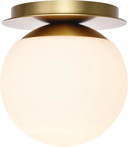 Miniatura 2 de Apliques de Pared, 1 Luz Aplique Moderno de Globo en Latón Envejecido, Luz de Pared para Dormitorio Baño Sala de Estar y Pasillo Iluminación