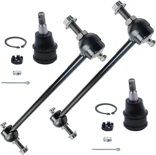Miniatura 155 de Detroit Axle – Kit de suspensión delantera para Hyundai 2013-2018 Santa Fe 2 enlaces de barra de estabilizador 4 varillas de amarre interiores