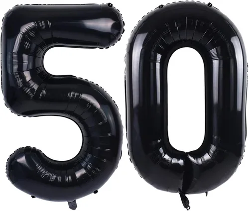 Miniatura 40 de TONIFUL Globos grandes de helio de letras B negras grandes de 40 pulgadas, globos de aluminio Mylar para decoración de suministros de fiesta