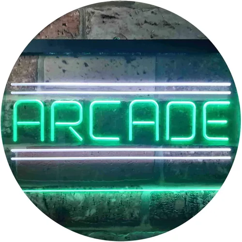 Miniatura 17 de ADVPRO Arcade Game Zone Room - Letrero de neón LED de doble color, azul y rojo, 12 "x 8.5" st6s32-i3368-br
