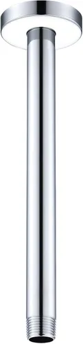 Miniatura 24 de Brazo de ducha montado en el techo de extensión de acero inoxidable de alta densidad y brida para brazo de ducha de rosca engrosada U4999-SS de 10