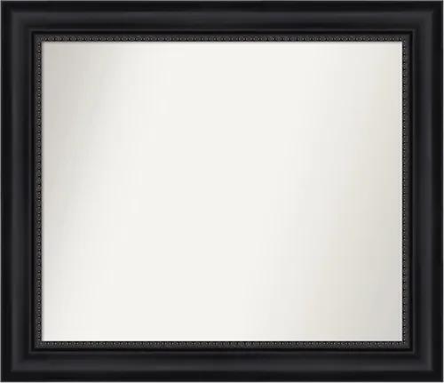 Miniatura 210 de Amanti Art Espejo personalizado, espejo de baño negro Astor, espejo de pared o espejo de tocador de baño sobre el fregadero (25 x 25 pulgadas)