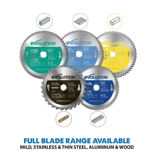 Miniatura 4 de Evolution Power Tools 5-3/8BLADEST Hoja de sierra de corte de acero, 5-3/8 pulgadas x 30 dientes