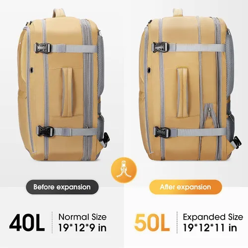 Miniatura 2 de Maelstrom Mochila de transporte de 40-50L, mochila de viaje grande para hombres y mujeres, mochila para laptop aprobada por la TSA de 17.3 pulgadas