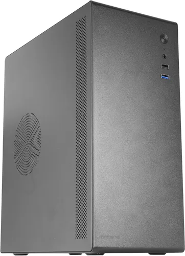 Miniatura 3 de Tacens 2FERROX, ATX Semi-Tower PC Case, ventilador lateral de 4.7 in, rejilla delantera, acero, negro