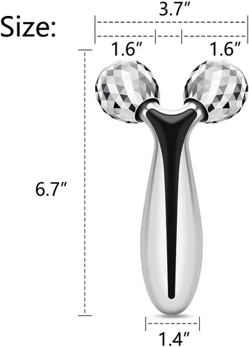 Miniatura 4 de SUPANT Masajeador facial V, reduce las arrugas en el cuello y los ojos, masaje para drenaje linfático, estiramiento facial, reduce la hinchazón