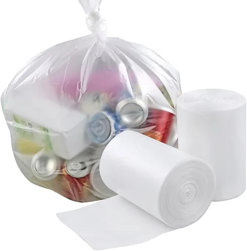 Miniatura 5 de Idomy Bolsa de basura transparente de 18 galones, resistente, 100