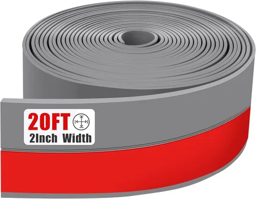 Miniatura 12 de Cinta de sellado contra corrientes de aire para puertas y ventanas de 1 pulgada x 10 pies, burlete de silicona extra grueso de 2mm, tira de sellado
