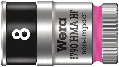 Miniatura 16 de Wera Belt 1 Zyklop 1/4" Juego de llaves de tubo con función de retención métrica 05003880001