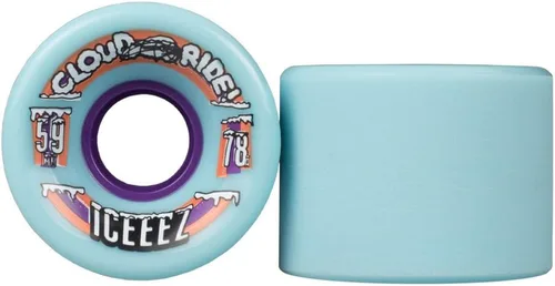 Cloud Ride! Premium Urethane Wheels for Street Cruising, Skateboarding, Longboarding, Carving, Downhill, Freeriding, Freestyle, Filmer Wheel Azul
