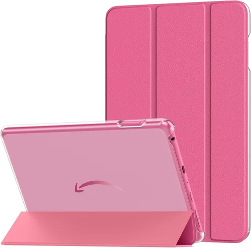Miniatura 26 de MoKo Funda para tableta Amazon Kindle Fire HD 8 y 8 Plus (12/10ª generación, 2022/2020), funda de piel sintética con soporte triple y carcasa azul