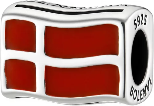 Miniatura 26 de Bolenvi Banderas Travel Country, dijes para el día de la madre, plata de ley 925 para pandora y pulseras o collares similares, joyería para mujeres