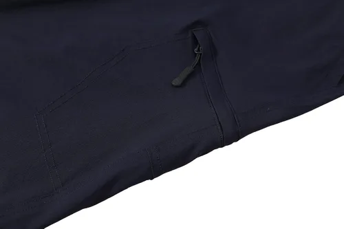 Miniatura 5 de Pantalones cortos de senderismo elásticos de secado rápido para hombre, pantalones cortos de trabajo ligeros, 6 bolsillos para ciclismo, viajes