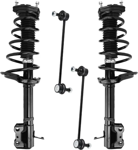 Miniatura 11 de Detroit Axle - Kit de puntales delanteros para Jeep Grand Cherokee 2005-2010 2006-2010 Commander 2007 2008 2009, 2 montajes rápidos de 2 barras