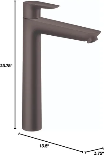 Miniatura 2 de hansgrohe Talis E 71717341 - Grifo de lavabo de baño moderno, fácil de instalar, fácil de limpiar, 1 agujero, 1 agujero y 11 pulgadas de alto