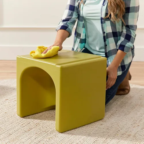 Miniatura 9 de ECR4Kids Tri-Me 3 en 1 silla cubo, muebles para niños, color verde helecho Verde Fern