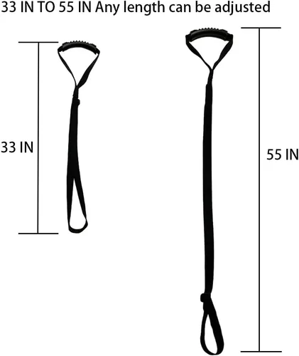 Miniatura 4 de Correa de asistencia de pie para kayak, asas de arrastre de canoa, cuerda ajustable para barco, cuerda de tracción de SUP, kayak, ayuda de pie
