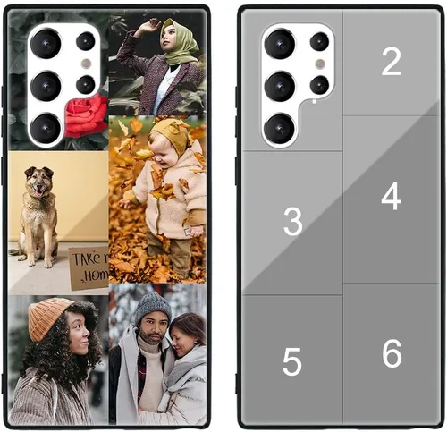 Miniatura 468 de Funda de teléfono personalizada para Samsung Galaxy S22+ / S22 Plus 5G, funda de TPU suave de vidrio templado antiarañazos personalizada con foto