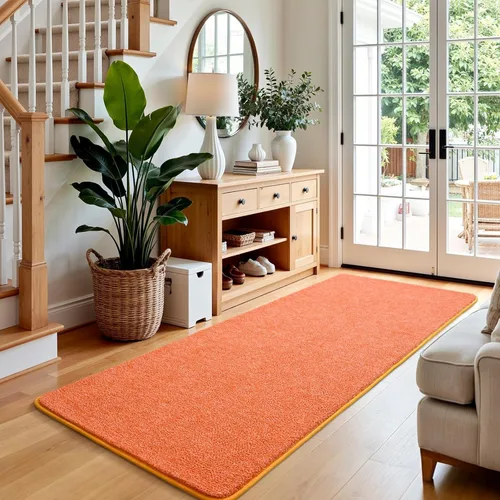 Miniatura 37 de Keeko Alfombras de área de 4 x 6 pies para sala de estar, alfombra suave y moderna de espuma viscoelástica para dormitorio, alfombra