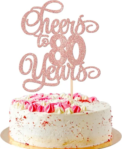 Miniatura 9 de 1 pieza de decoración para tartas de 40 años con purpurina para pastel de 40 años, 40 años, decoración fabulosa para tartas de cumpleaños de 40 Negro