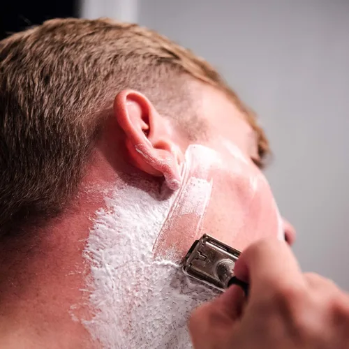 Miniatura 8 de MNSC Old Faithful Naturally Better Shave Cream - Afeitado suave, fórmula hipoalergénica para piel sensible, piel más suave, evita rasguños, cortes
