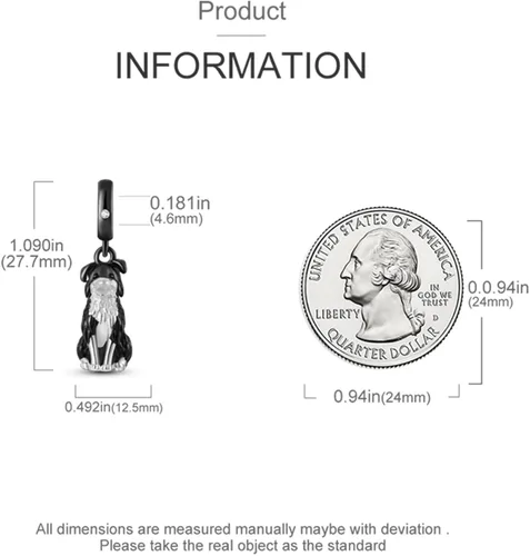 Miniatura 5 de CINKOLA Dijes de plata de ley 925 para pulseras y collares, cuentas colgantes con piedras de circonita cúbica 5A, regalos de joyería para mujeres