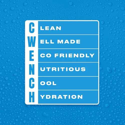 Miniatura 5 de CWENCH HYDRATION Bebida deportiva con electrolitos lista para beber, sabor a frambuesa azul, bebida de hidratación sin azúcar con vitaminas B, 6
