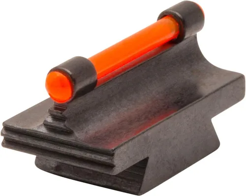 Mira de pistola de acero de 3/8 pulgadas de riel frontal de sustitución de fibra óptica, rampa de mira de altura opcional, roja/verde Rojo