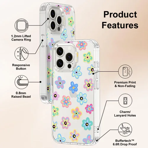 Miniatura 6 de MOSNOVO Funda para iPhone 15 Pro Max, [Buffertech Protección contra Caídas de Grado Militar 6.6ft] [Tecnología Anti Despegado] Funda para Teléfono