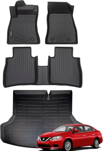 Miniatura 91 de Tapetes de piso para todo clima y forro de carga con respaldo para Chevrolet Suburban de 7 asientos 2021-2025 / GMC Yukon XL de 7 asientos