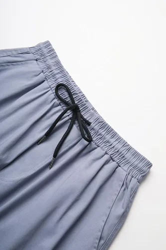 Miniatura 5 de THWEI Pantalones cargo para hombre, pantalones deportivos casuales de algodón, holgados, rectos