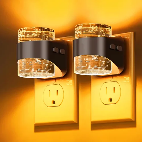 Miniatura 26 de L LOHAS LED Night Lights Plug into Wall, Acrylic Bubble Night Light,Dimmable Nightlight with 0-100 LM, 3000K Plug in Night Light with Dusk to Dawn
