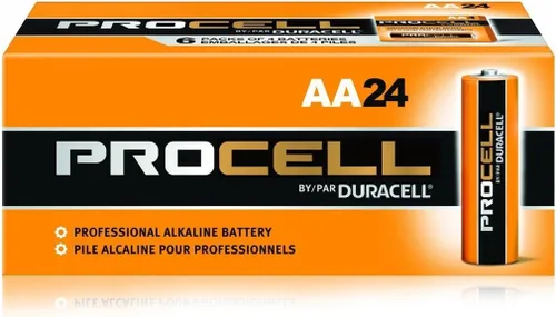 Miniatura 2 de Paquete de 24 pilas AA Duracell Procell PC1500BKD09, AA, Anaranjado y negro, 1