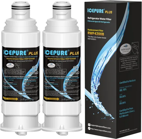 Miniatura 19 de ICEPURE PLUS NSF53 DA97-17376B Reemplazo para HAF-QIN/EXP, HAF-QIN, DA97-08006C, RF23M8070SG, RF23M8070SR, RF23M8090SG, RF23M8090SR, AQF-DA97-17376B