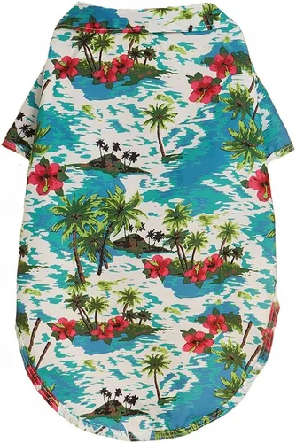 Miniatura 15 de Camisa hawaiana para perro, chaleco de playa de verano, ropa de manga corta, camiseta floral, tops hawaianos, chaquetas para perros, razas y gatos