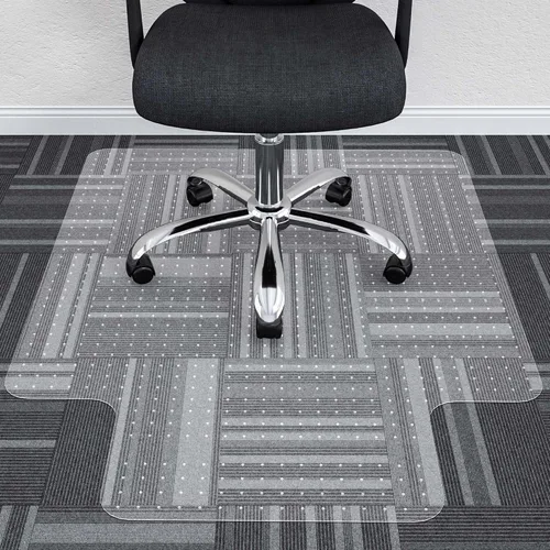 Miniatura 17 de Alfombrilla para silla para suelo de madera dura, 53"x 45" Alfombrilla para silla de oficina, Alfombrilla de suelo para silla de oficina
