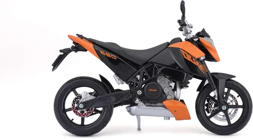 Miniatura 8 de Maisto KTM 690 Duke Orange and Black 1/12 Diecast Motorcycle