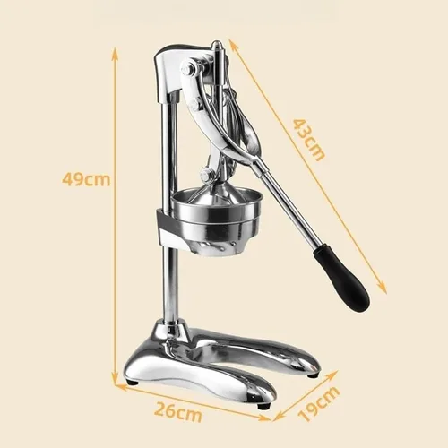 Miniatura 8 de Exprimidor manual de hierro fundido, exprimidor manual de acero inoxidable eficaz, exprimidor de frutas, máquina de prensa manual resistente