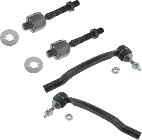 Miniatura 155 de TRQ Juego de barras de acoplamiento delanteras interiores y exteriores de 4 piezas compatible con Jeep Cherokee 1991-2001 y Comanche 91-92