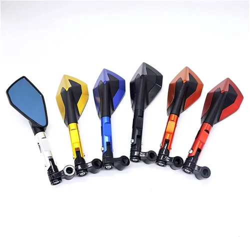 Miniatura 3 de Accesorios para motocicleta 8 de 0.394 in, espejos laterales retrovisores CNC, accesorios para Yamaha FZ25 FZ-25 FZ 25 FZ16 FZ-16 FZ 16 2008-2018