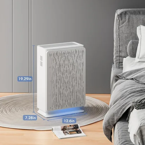 Miniatura 9 de AromaRoom - Purificadores de aire para habitaciones grandes de hasta 2100 pies cuadrados, purificador de aire HEPA 14 con sensor inteligente PM 2.5