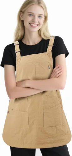Miniatura 9 de Aprons for Women with Pockets Adjustable Double-Sided Wearable Durable Lightweight Chef Cooking Kitchen Restaurant