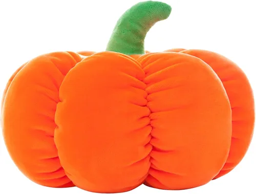 AngelGift Cuddly Big Soft Toys - Almohada de peluche de calabaza de Halloween, juguete de peluche, juguetes de peluche de calabaza, el mejor regalo