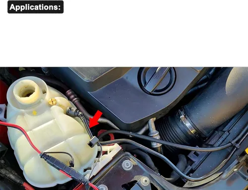 Miniatura 4 de Manguera superior del radiador a la manguera de ventilación del tanque de expansión 17128570061 para BMW M235i F30 F32 F87 335i 435i M2