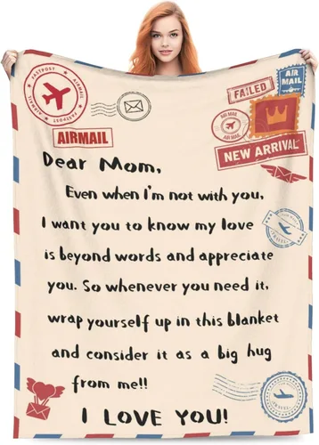 Regalos de cumpleaños para mamá de hija hijo, manta para el día de la madre para mujeres, mamá, abuela, Mimi Gigi, mantas para Navidad, Acción de