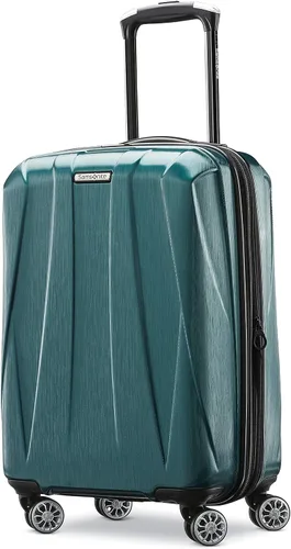 Miniatura 22 de Samsonite Centric 2 Set de maletas rígidas expandibles con ruedas giratorias dobles, Azul Caribe, Juego de 2 piezas (equipaje de mano/grande)