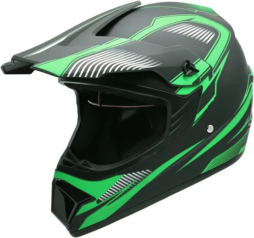 Miniatura 2 de Casco para adultos de 4 ruedas, casco de motocross DOT/FMVSS-218, cómodo y transpirable, casco completo para locomotoras utilizadas en todas