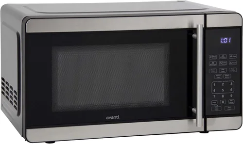 Miniatura 8 de Avanti - Horno microondas compacto de 700 vatios con 6 configuraciones precocinadas, descongelación rápida, panel de control electrónico y plato