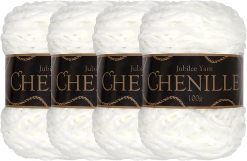 Miniatura 35 de JubileeYarn - Hilo de chenilla (3.53 oz/poliéster peinado, circonita), 1 pastel